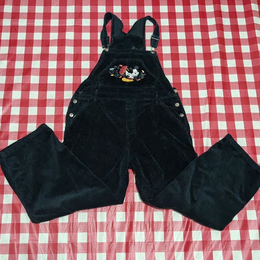 VTG Mickey Mouse Corduroy Overalls XL